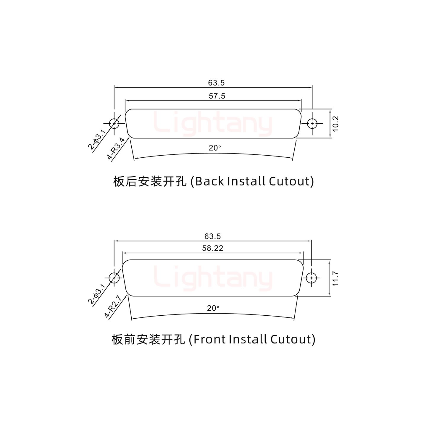 13W6A公壓線式/配螺絲螺母/大電流40A