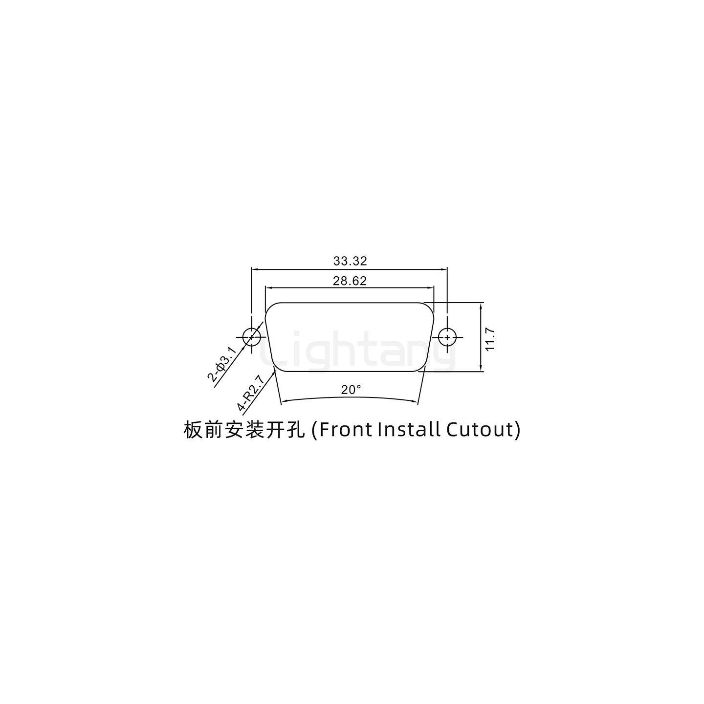 7W2公焊線(xiàn)式/鎖螺絲螺母+防水墊片/大電流40A